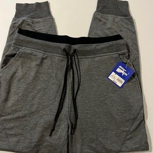 JoyLab Mid-rise Cozy Jogger Pants With Drawstring Gray M